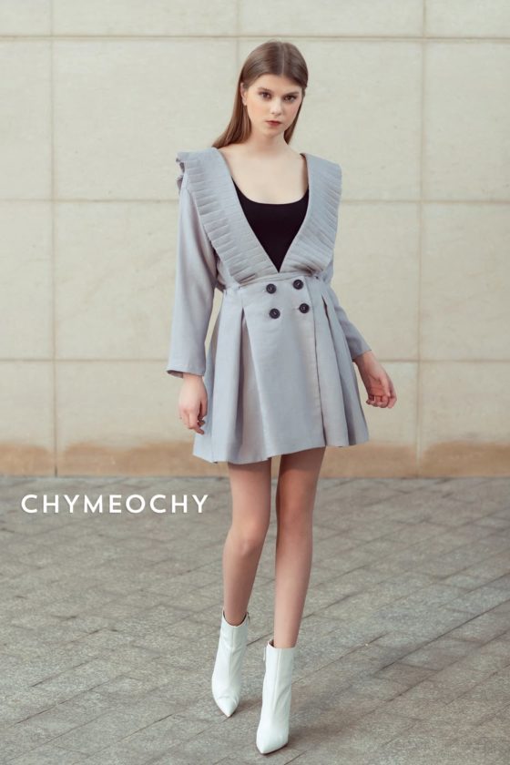 Ama Grey Dress 1