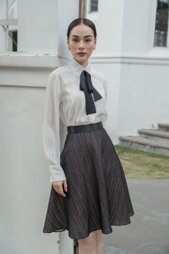 Black Sequins Miniskirt 4