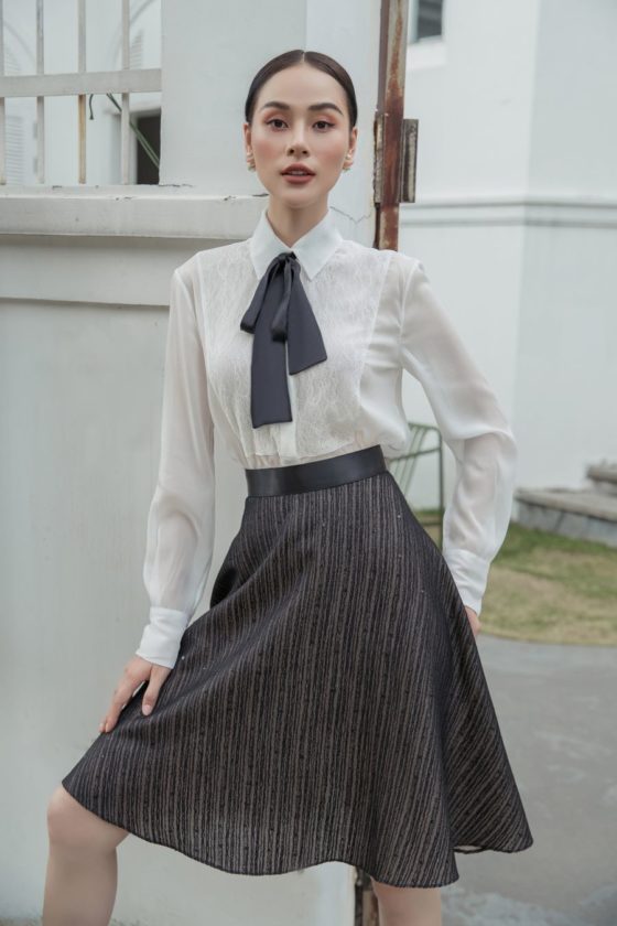 Black Sequins Miniskirt 1