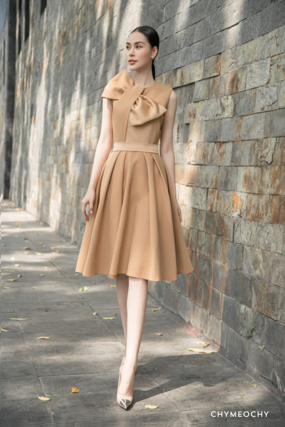 Light Brown Mini Dress 3