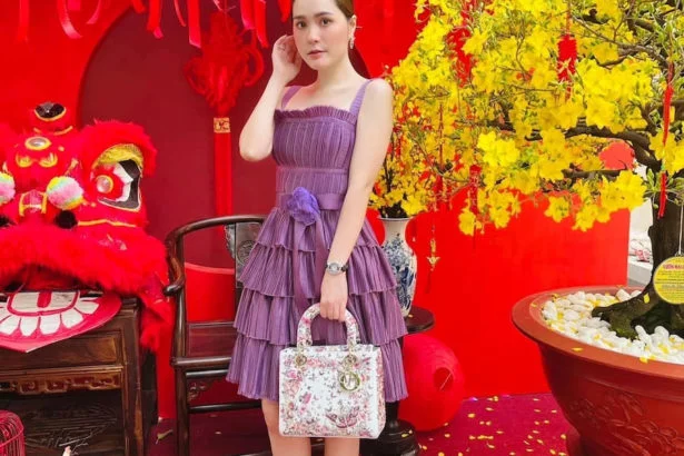 Doan Di Bang Shines Brightly in CHYMEOCHY's Dresses 2