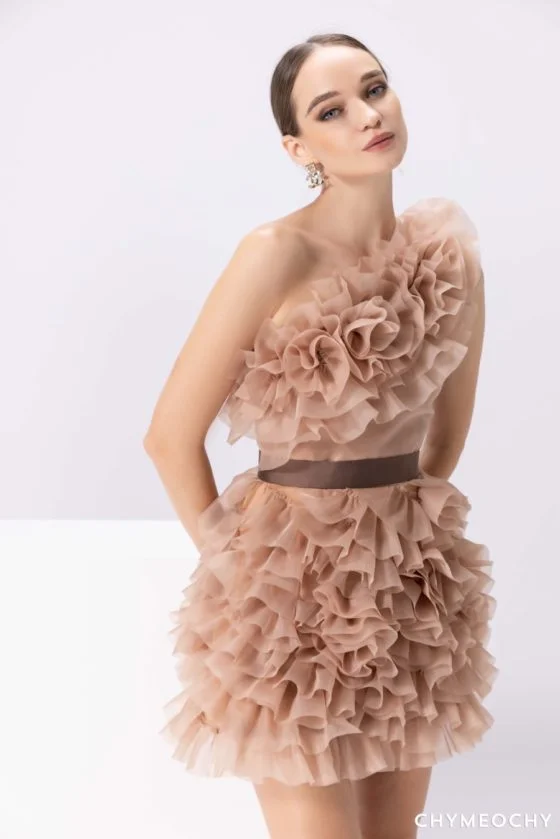 Váy ngắn một vai 2