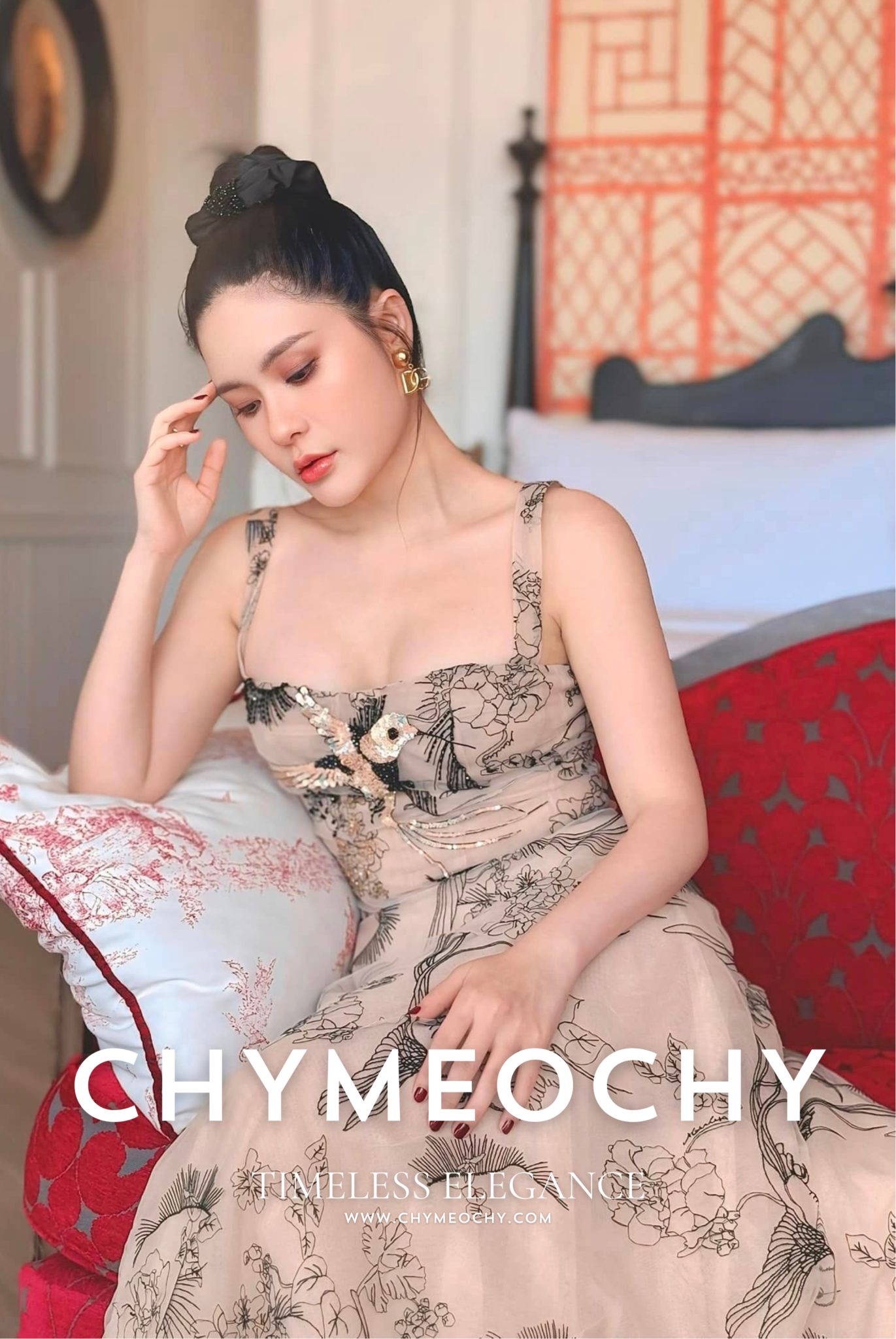 Timeless Crane Mesh Dress – An Exquisite Masterpiece of Poetic Elegance on Ms. Doan Di Bang 3