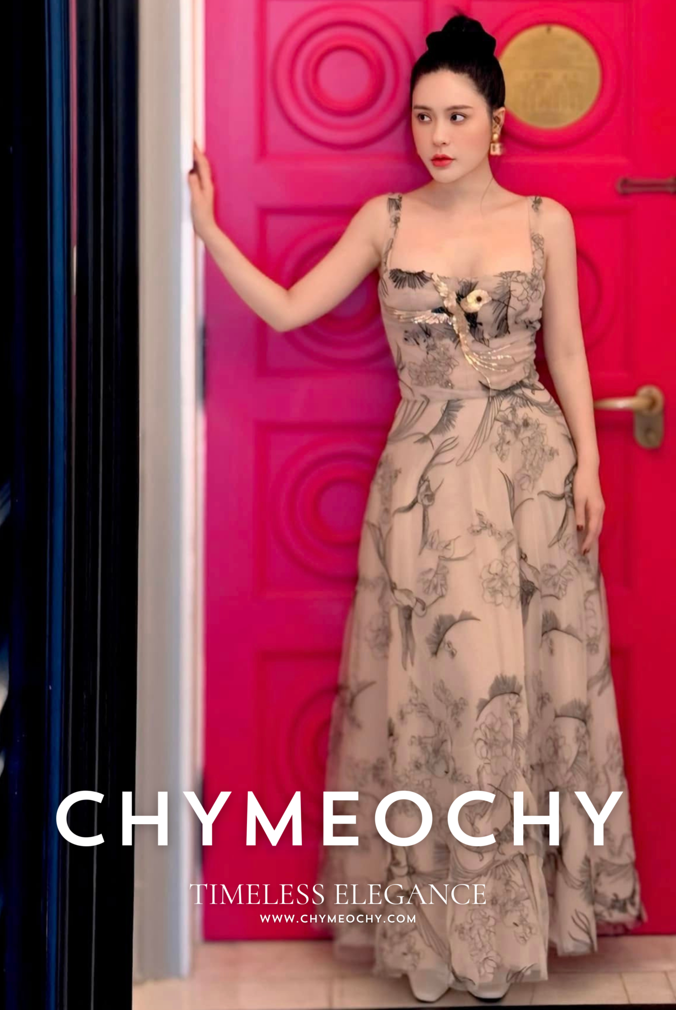 Timeless Crane Mesh Dress – An Exquisite Masterpiece of Poetic Elegance on Ms. Doan Di Bang 5