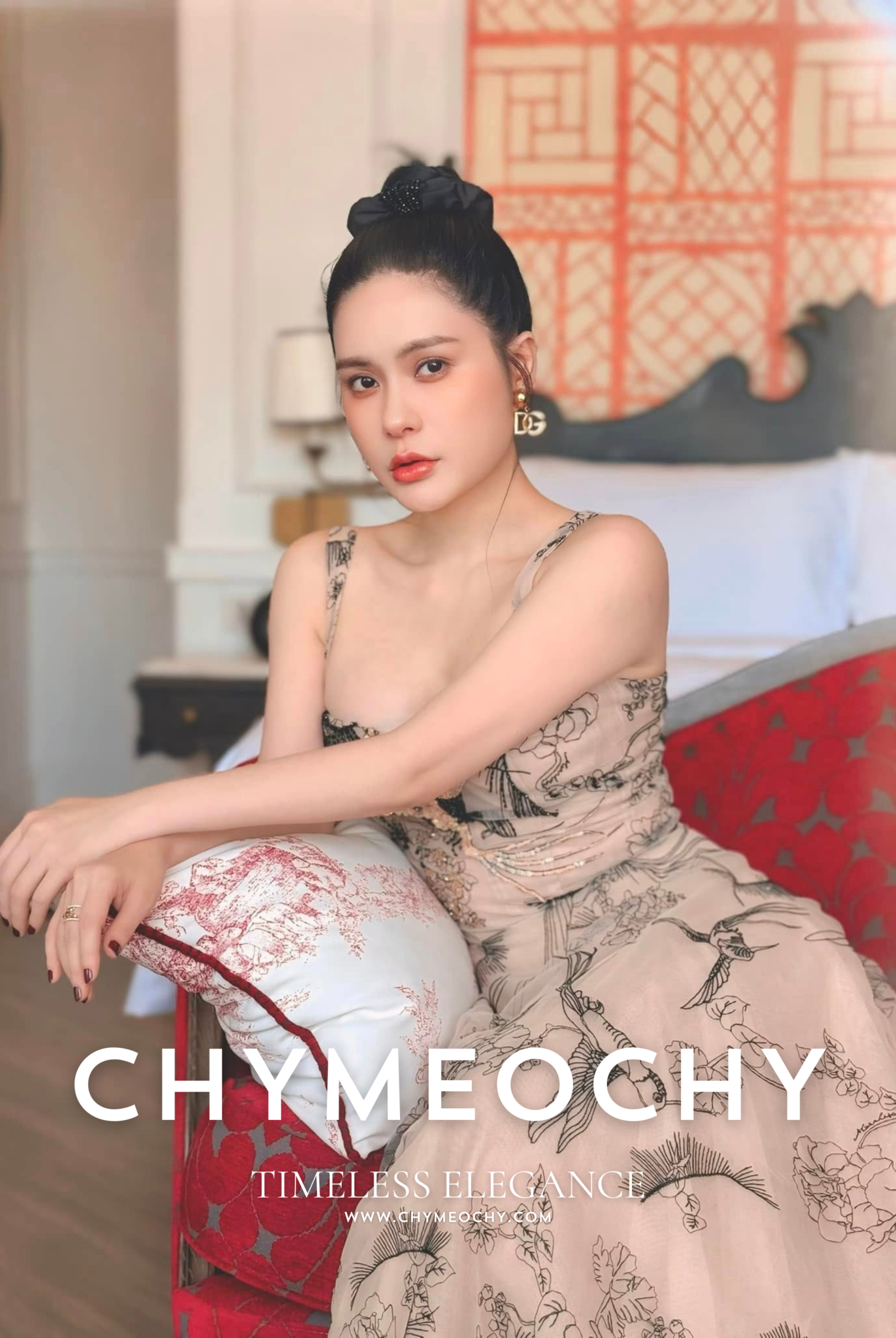 Timeless Crane Mesh Dress – An Exquisite Masterpiece of Poetic Elegance on Ms. Doan Di Bang 4