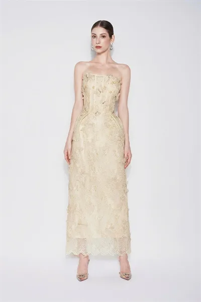 W - Butterfly Reverie Midi Dress - Image 3