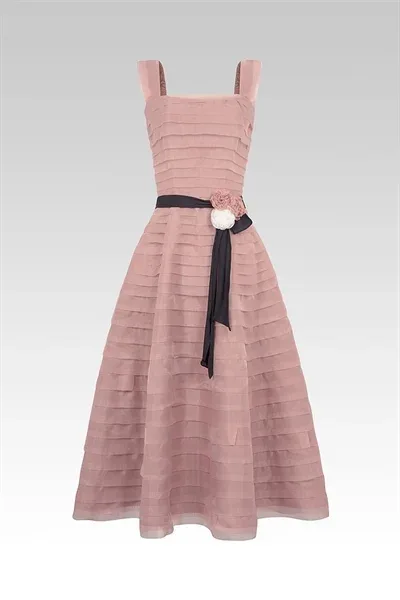 W - Merida Organza Midi Dress