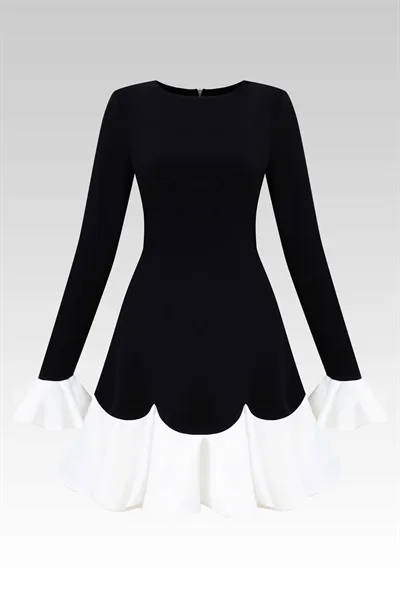 W - Jabott’ Mini Dress