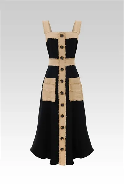 W - Dammia Buttoned Straight Dress