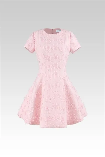 W - Tweed Azure Dress