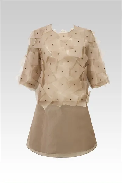 W - Set Mid Sleeves Organza