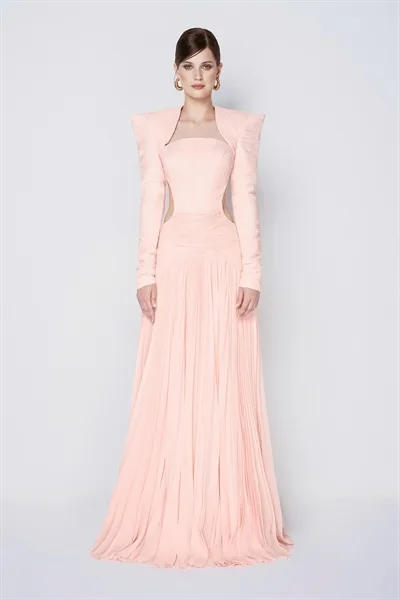 W - Celestial Coral Gown - Image 3