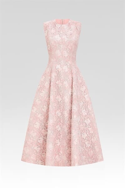 Blush Bloom Midi Dress