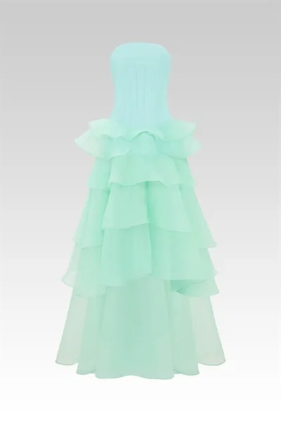 W - Mint Cascade Gown